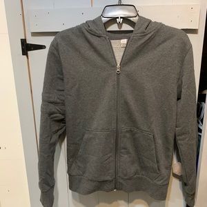 Gray Zip Up Hoodie